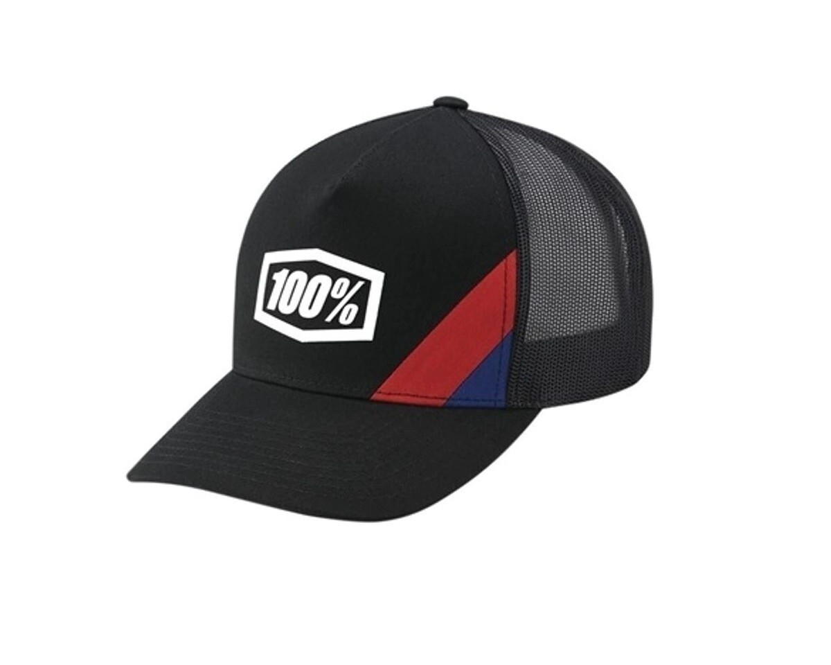 100% Gorra Cornerstone negro