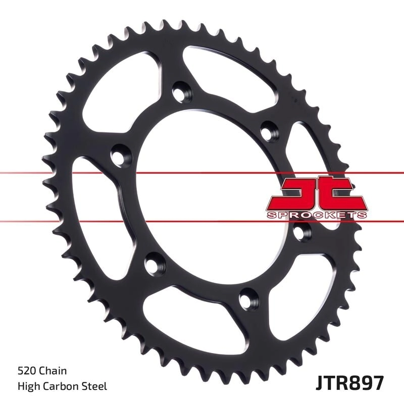 JT Sprockets Corona Moto JT897.45 45 dientes Husaberg FE650 03-08 KTM todas negro