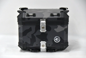 Coocase Ba�l Top Case Moto aluminio 45L camuflado oscuro