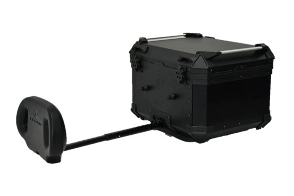 Coocase Ba�l Top Case Moto aluminio 55L respaldar extensible negro