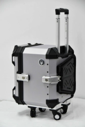 Coocase Ba�l Top Case Moto aluminio 48L valija con ruedas plateado