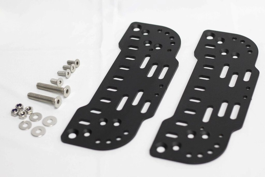 Coocase Soporte universal Top Case Moto Baulera aluminio