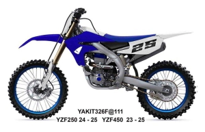 UFO Plast Kit Pl�sticos Moto Yamaha YZF 250 24-25 450 23-25