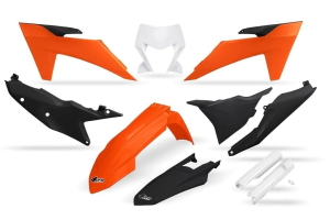UFO Plast Kit Pl�sticos Moto KTM EXC f 24-25 faro