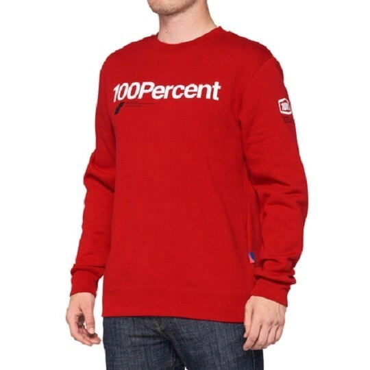 100% Buzo Casual Pullover Manifesto rojo profundo talle S