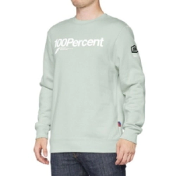 Buzo 100% Casual Pullover Manifesto Crewneck Agua