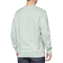 Buzo 100% Casual Pullover Manifesto Crewneck Agua