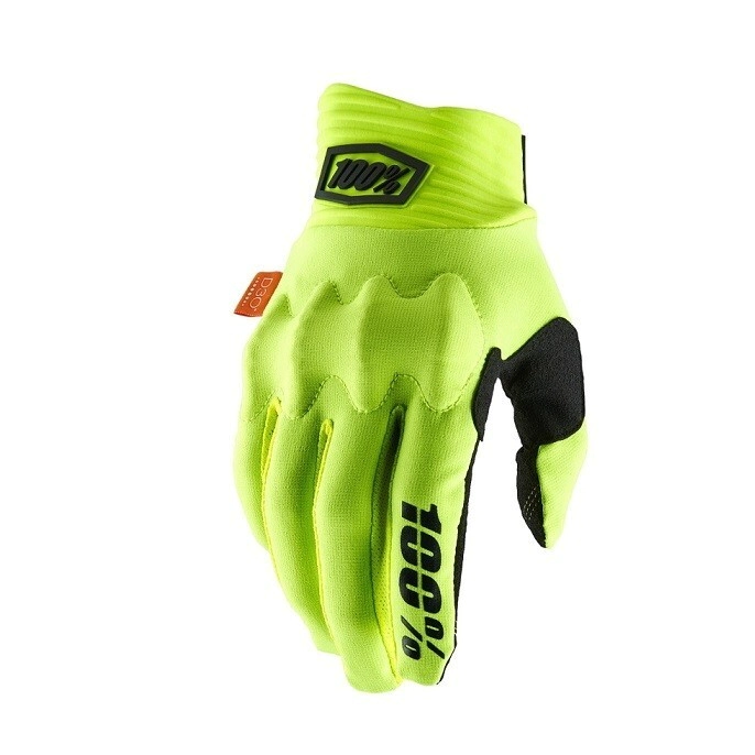 GUANTES COGNITO D3O FLUO AMARILLO TALLE S -100%-