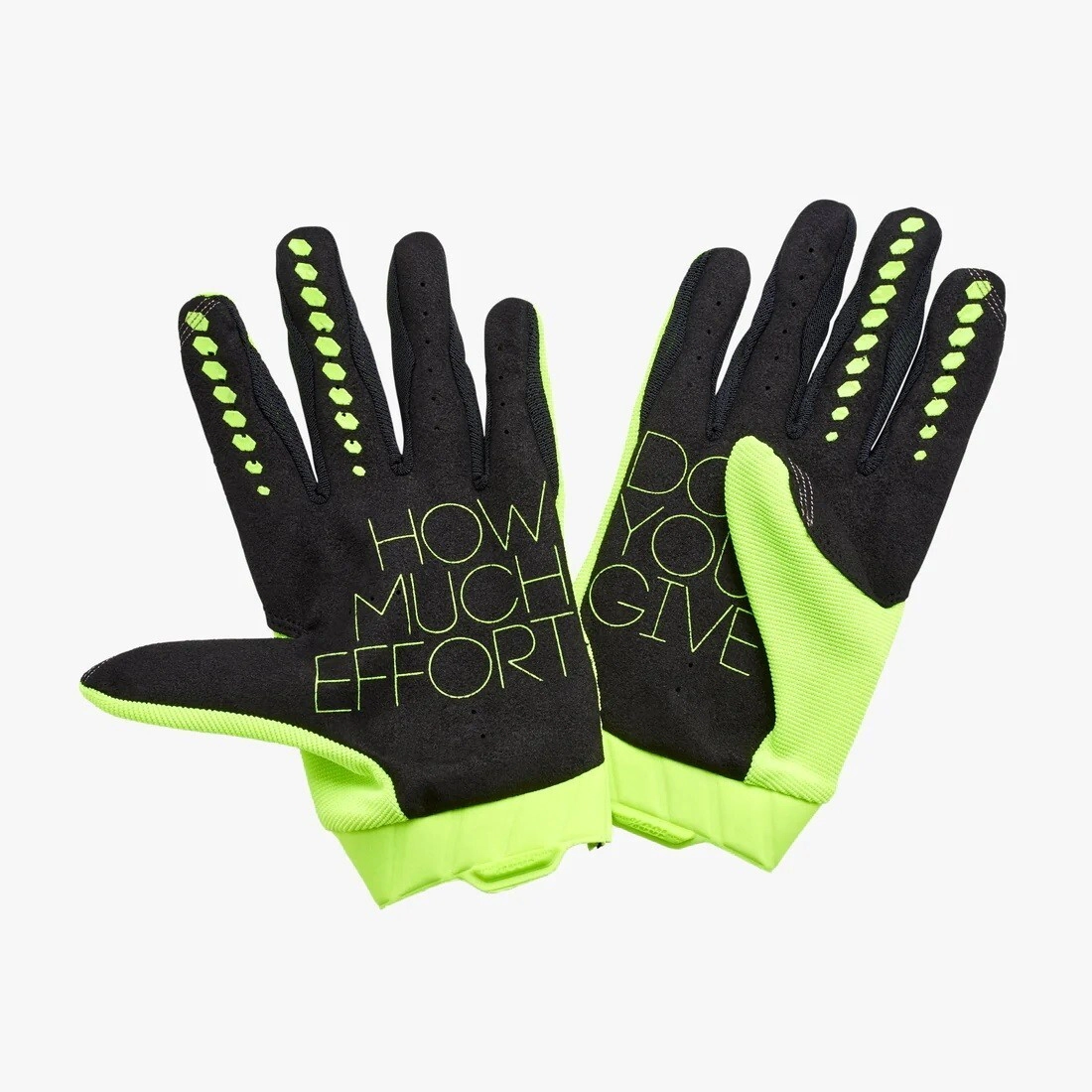 100% Guantes Motocross Geomatic amarillo talle S