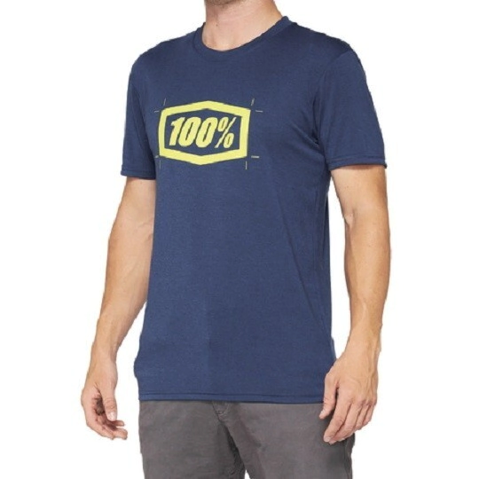 100% Remera Casual Cropped azul marino talle S