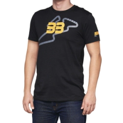 100% Remera Casual BB33 Track negro talle 2XL