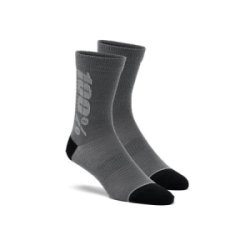 Medias 100% Casual Rythym Merino Wool Performance Socks Negro/Gris
