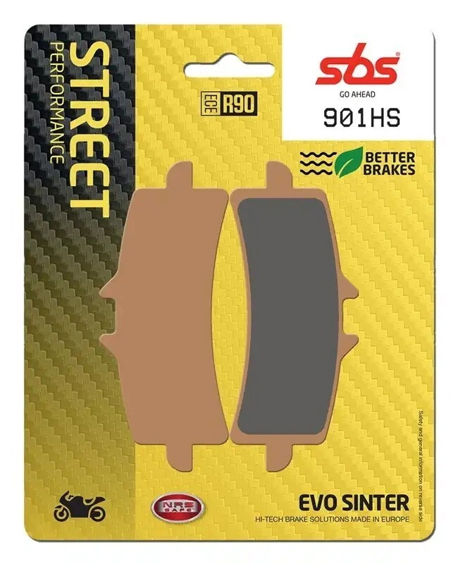 SBS Pastillas Freno Moto SBS 901 FA447 Street sinterizadas del. KTM Aprilia Ducati BMW Triumph