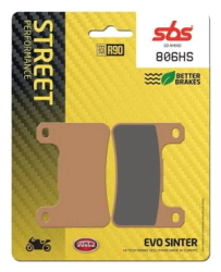 SBS Pastillas Freno Moto SBS 806 FA379 Street sinterizadas del. V Strom Z KLE Versys Ninja GSX