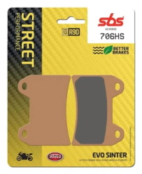 SBS Pastillas Freno Moto 706 FA244 sinterizadas del. CF MT/NK/CLX KTM Husqvarna Ducati