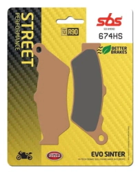SBS Pastillas Freno Moto 674 FA209 sinterizadas del. MT/NK BMW 650-1250 Royal 450-650
