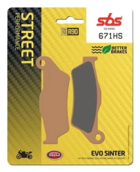SBS Pastillas Freno Moto 671 FA181/245/643 sinterizadas del. Royal Triumph Tenere
