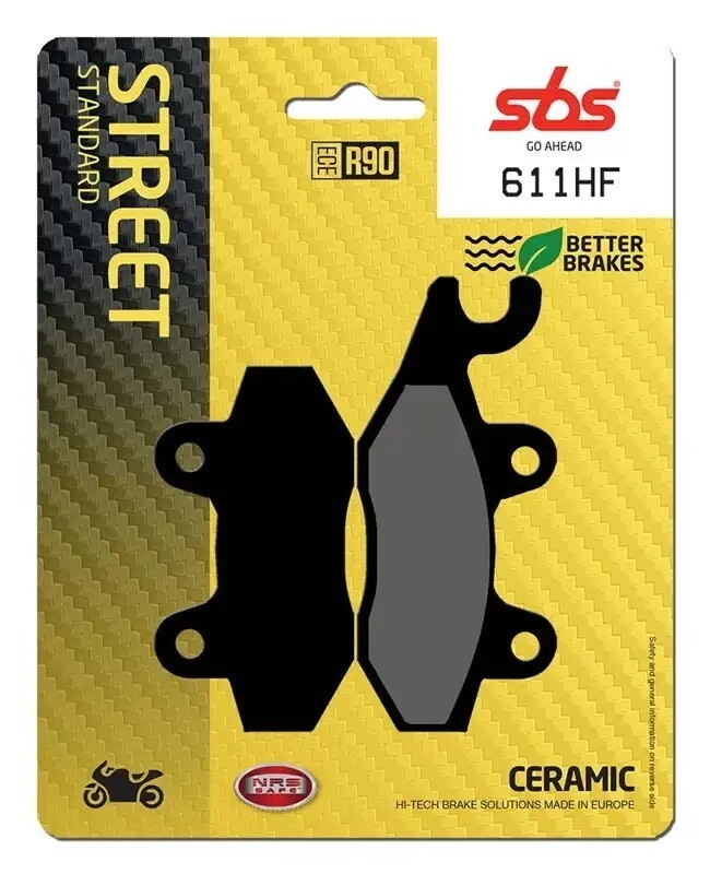SBS Pastillas Freno Moto SBS 611 FA135/202/214/228 Standard D/T KLX 300 KLR Tenere Triumph