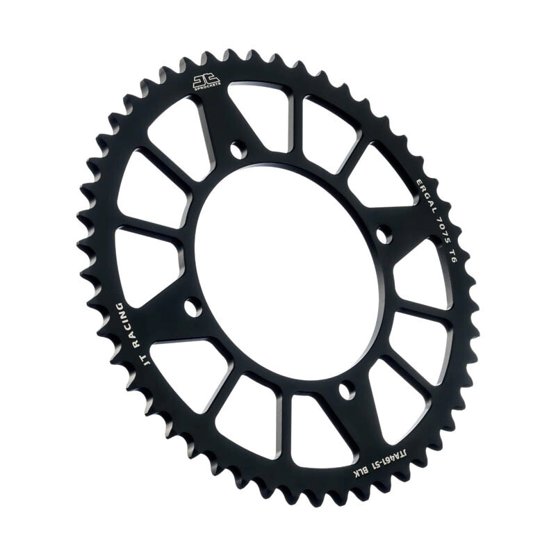 JT Sprockets Corona Moto JT461.50 aluminio 50 dientes Kawasaki KX80 98-99 KX85 01-25 negro