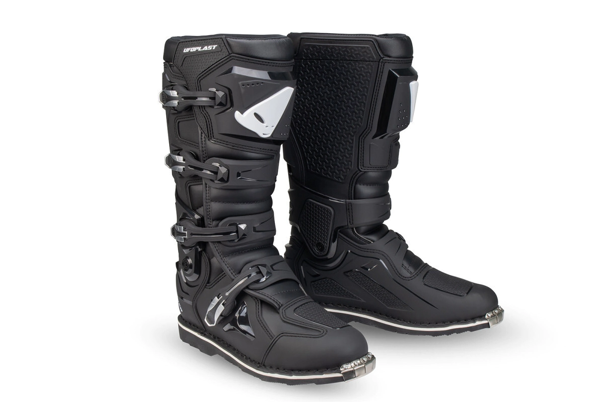 UFO Plast Botas Motocross Enduro Xander Extreme Articuladas KTM EXC negro talle 42