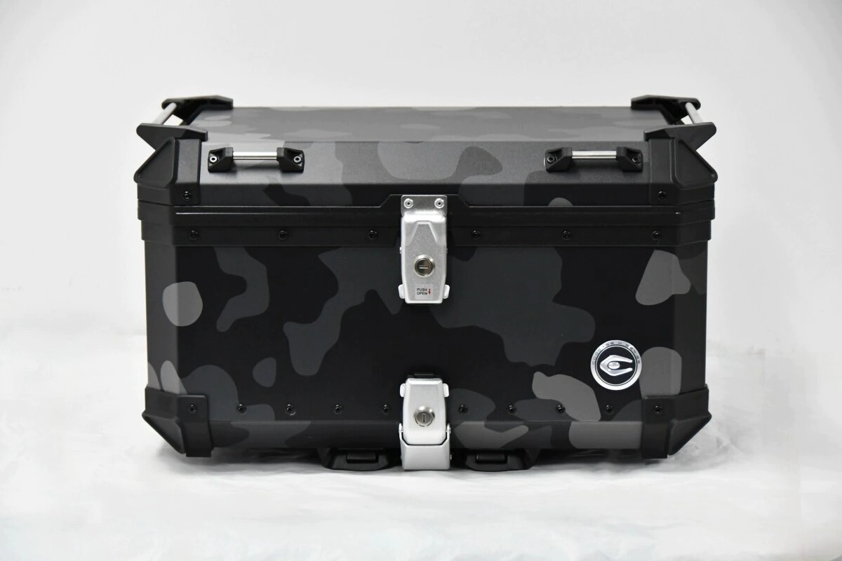 Coocase Ba�l Top Case Moto aluminio 65L camuflado oscuro