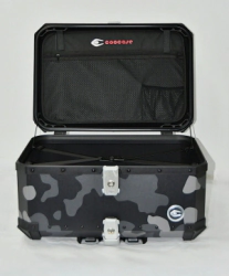 Coocase Ba�l Top Case Moto aluminio 65L camuflado oscuro