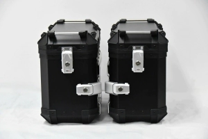 Coocase Ba�les Laterales Moto aluminio 28L negro