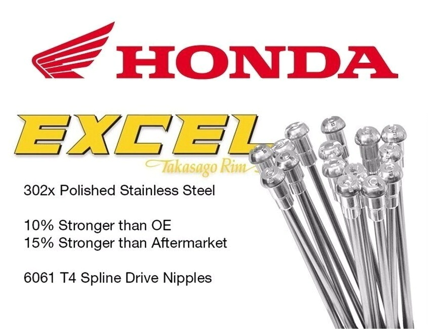 RAYOS CON NIPLES TRAS HONDA NOTAKO -EXCEL-