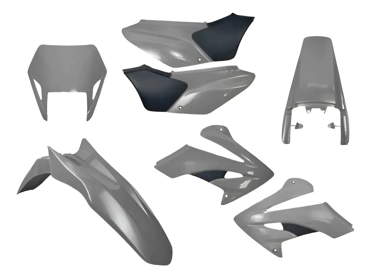 AMX Kit Pl�sticos Moto Honda Tornado Nardo faro cuadrado y Guard CRF edici�n especial gris