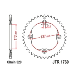 Corona JT Sprockets Suzuki LT-R 450 2007 36D