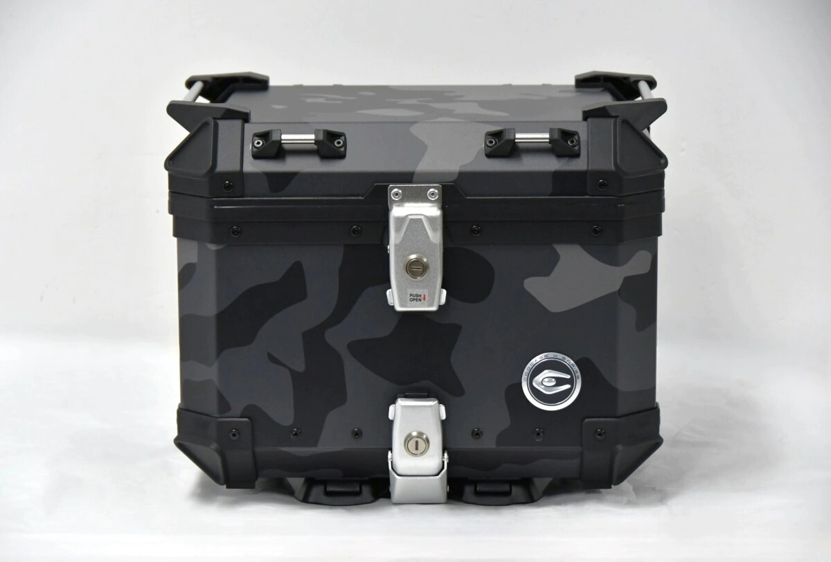 Coocase Ba�l Top Case Moto aluminio 45L camuflado oscuro