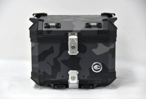 Coocase Ba�l Top Case Moto aluminio 45L camuflado oscuro