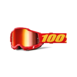 ANTIPARRA ACCURI 2 GOOGLE RED RED MIRROR LENS-100%-