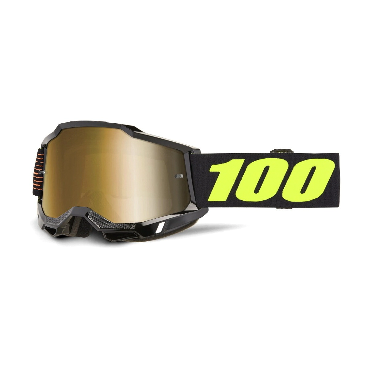 ANTIPARRA ACCURI 2 GOOGLE FAIRBANKS TRUE GOLD MIRROR LENS -100%-