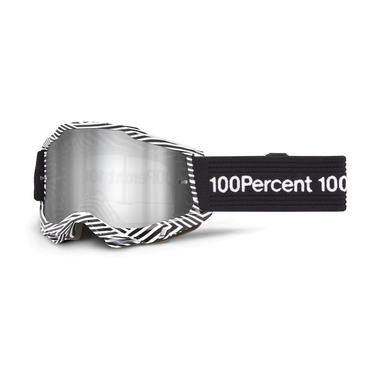 ANTIPARRA ACCURI 2 GOOGLE SAMBA SILVER MIRROR LENS -100%-