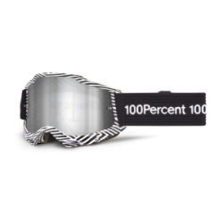ANTIPARRA ACCURI 2 GOOGLE SAMBA SILVER MIRROR LENS -100%-