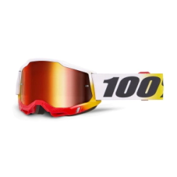 ANTIPARRA ACCURI 2 GOOGLE TORKEN RED MIRROR LENS -100%-