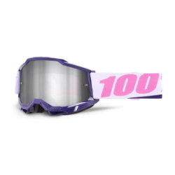 ANTIPARRA ACCURI 2 GOOGLE YUMIKO SILVER MIRROR LENS -100%-