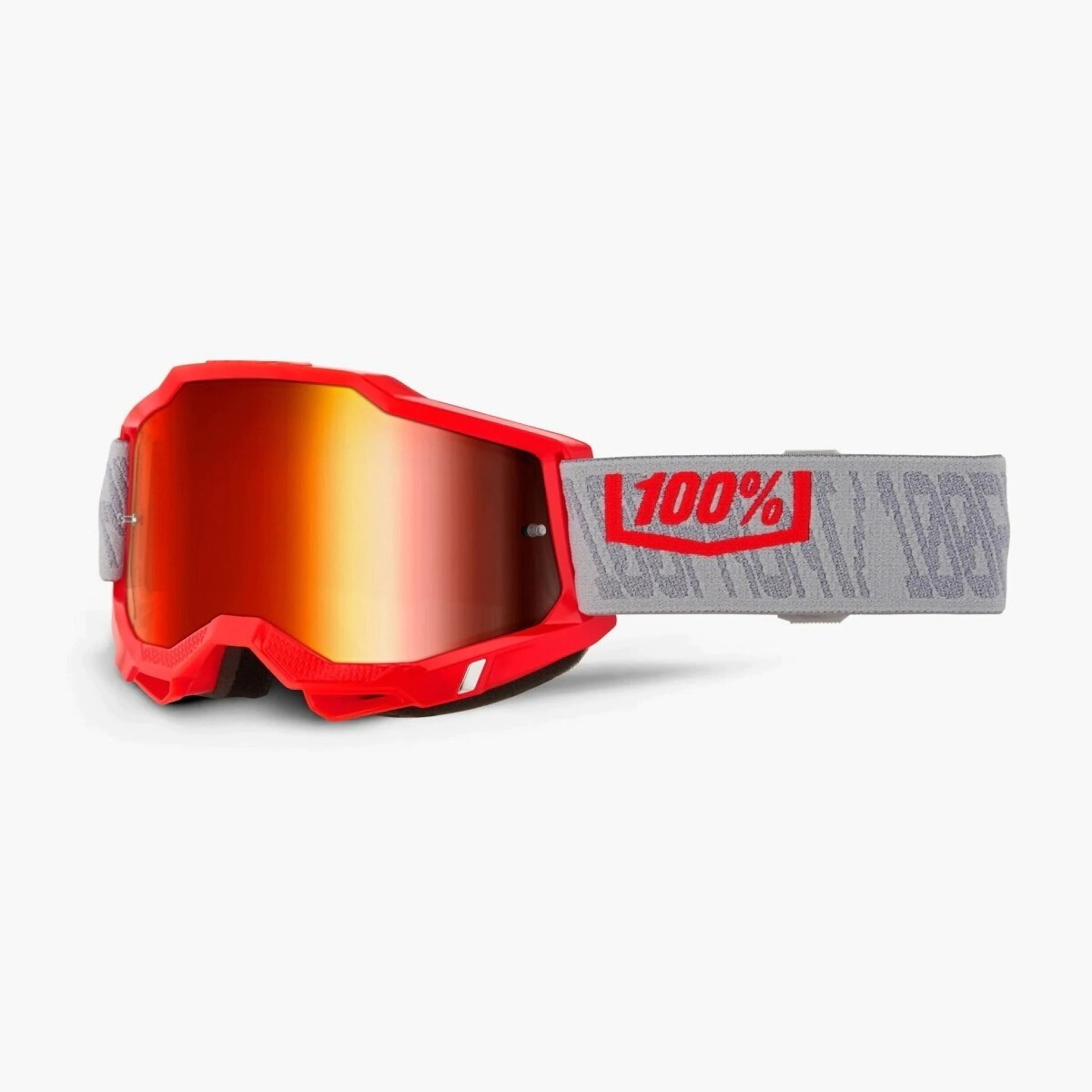 ANTIPARRA ACCURI 2 GOOGLE GATORBACK RED MIRROR LENS -100%-