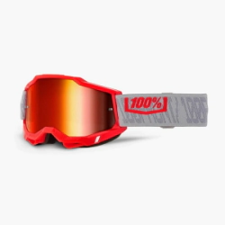 ANTIPARRA ACCURI 2 GOOGLE GATORBACK RED MIRROR LENS -100%-