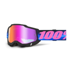 ANTIPARRA ACCURI 2 GOOGLE SUPERDOME DARK RED MIRROR LENS -100%-