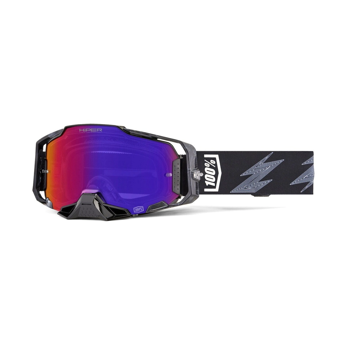 100% Antiparra Motocross Armega Hiper Crenshaw lente Mirror p�rpura