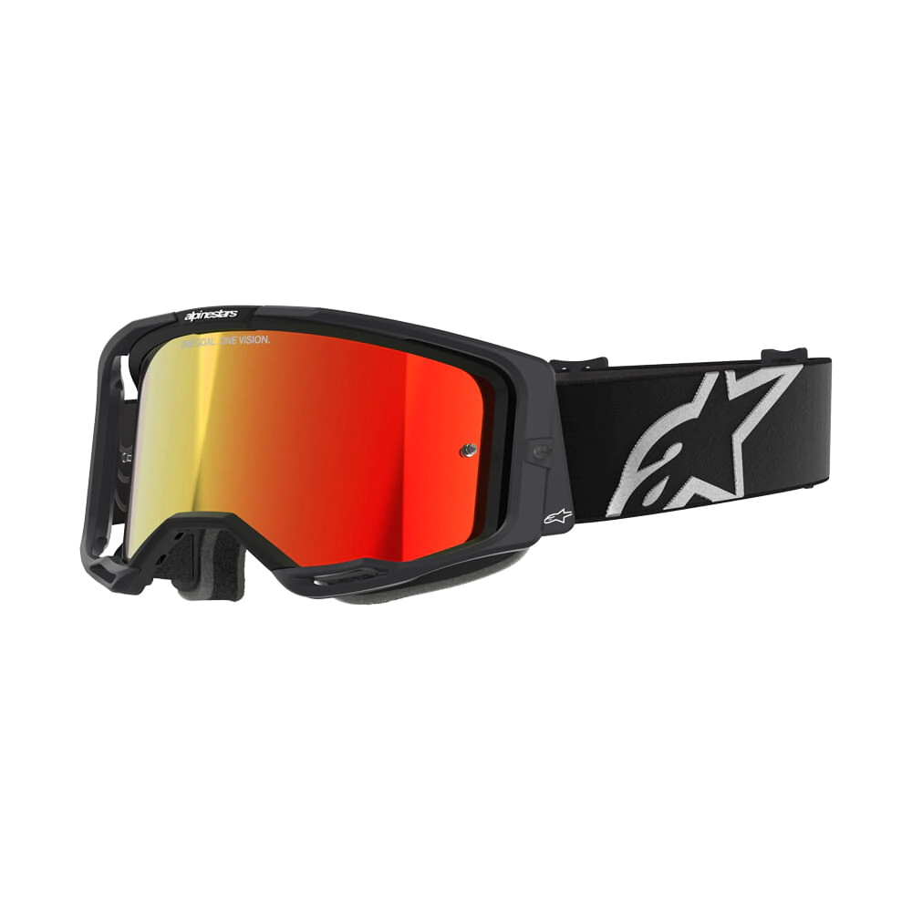 Antiparra Alpinestars Vision 8 Corp Goggle negro rojo