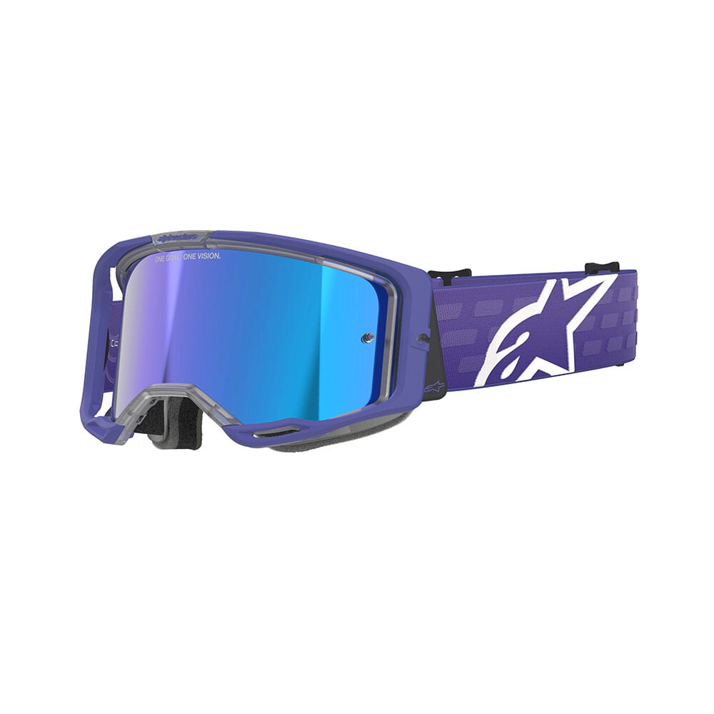 Antiparra Alpinestars Vision 8 Corp Goggle p�rpura espejado azul