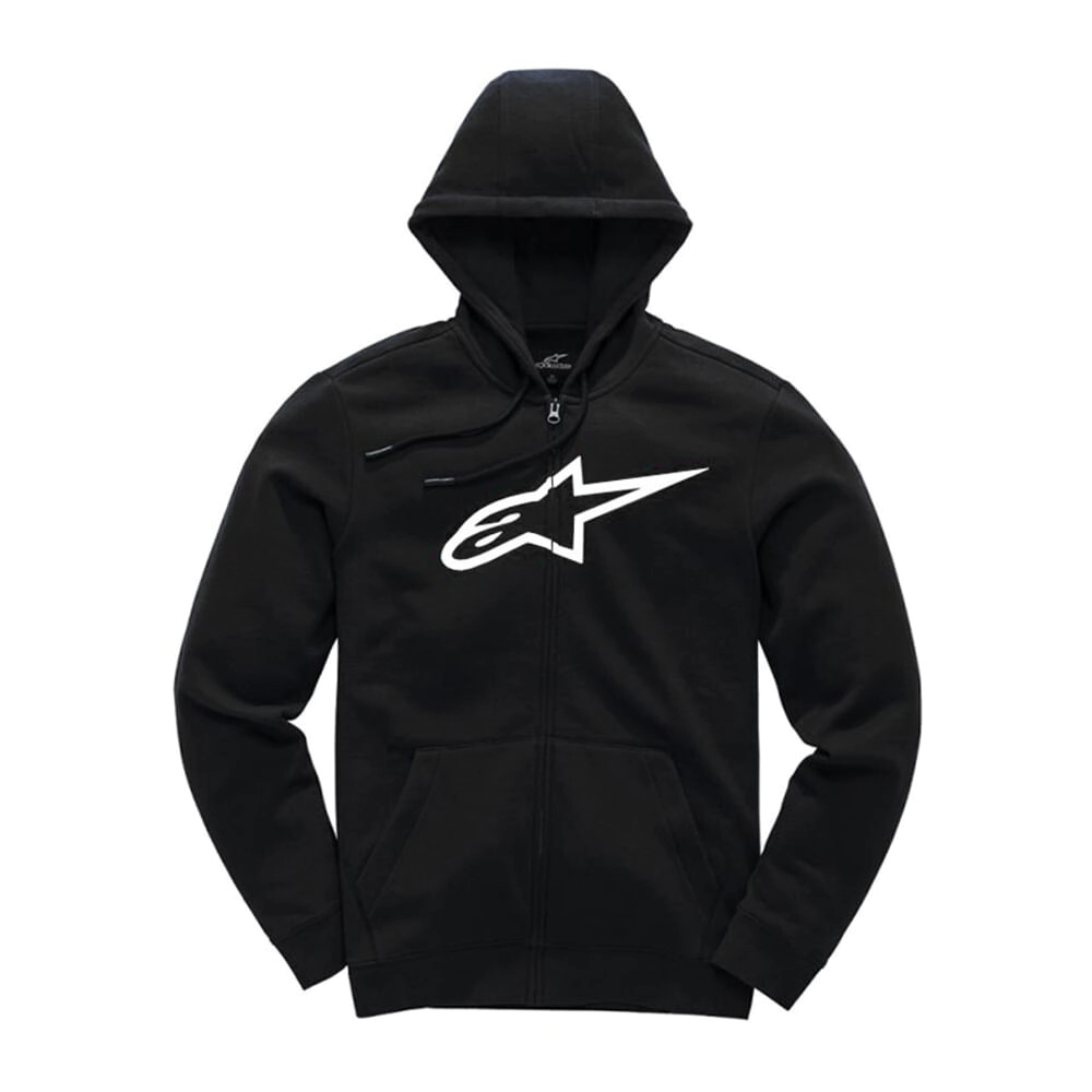 Buzo Alpinestars Ageless II Zip negro blanco talle M