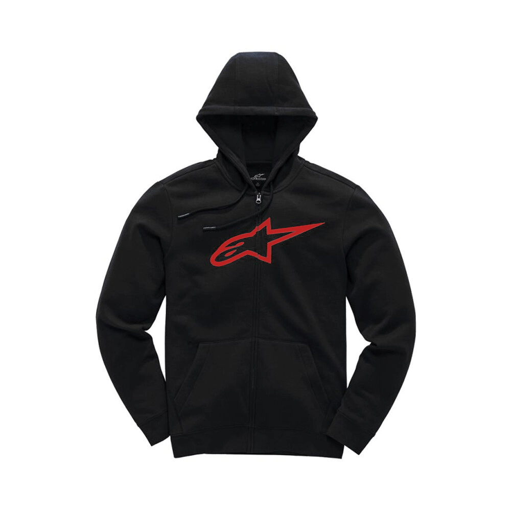 Buzo Alpinestars Ageless II Zip negro rojo talle M