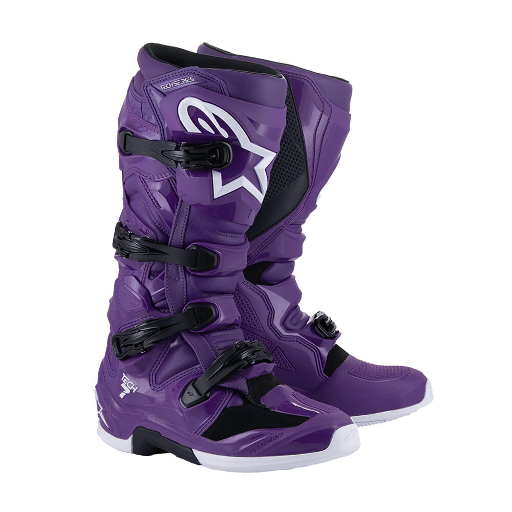 BOTAS CROSS TECH 7 PURPLE VIOLETA TALLE 43 - 9 -ALPINESTARS-