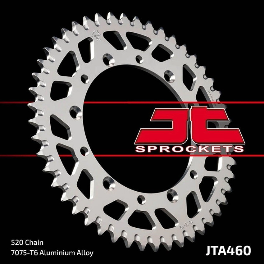 JT Sprockets Corona Moto JT460.49 aluminio 49 dientes Kawasaki KX/KDX/KLX/KX-F 49